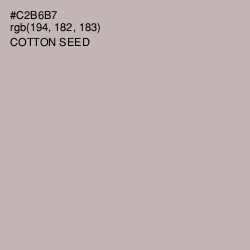 #C2B6B7 - Cotton Seed Color Image